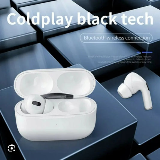 Airpods Pro - Wireless Earbuds - Air Pods Pro - Bluetooth Earphone - Airport - Earbuds Bluetooth - Anc Airpods - Tws Earbuds - Ear buds - Super Bass Sound, Extra Ear-Buds, Pop-Up Feature Compatible with All Devices